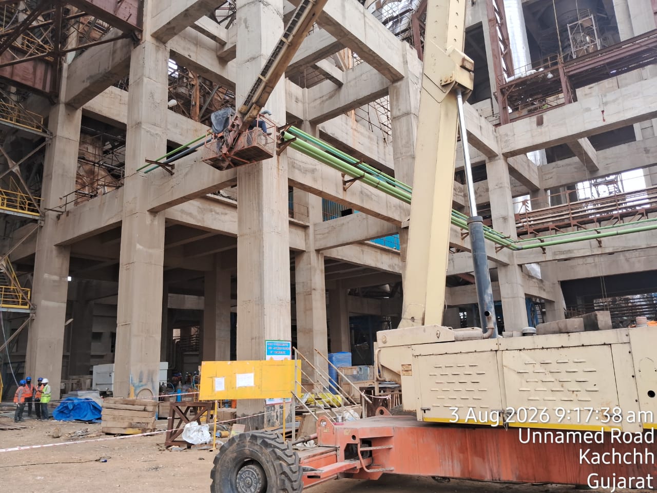 Industrial steel structure