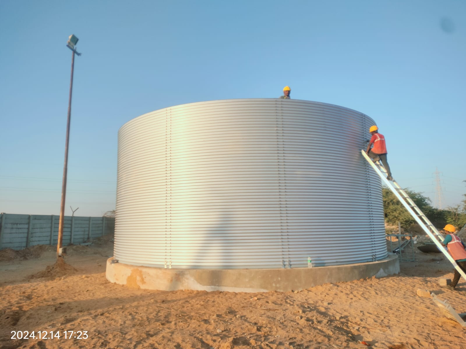 Industrial storage tank